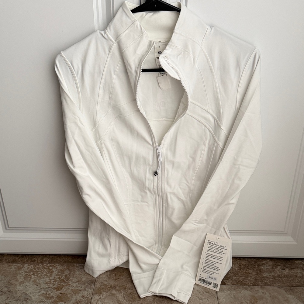 lululemon athletica White Full-Zip Jacket